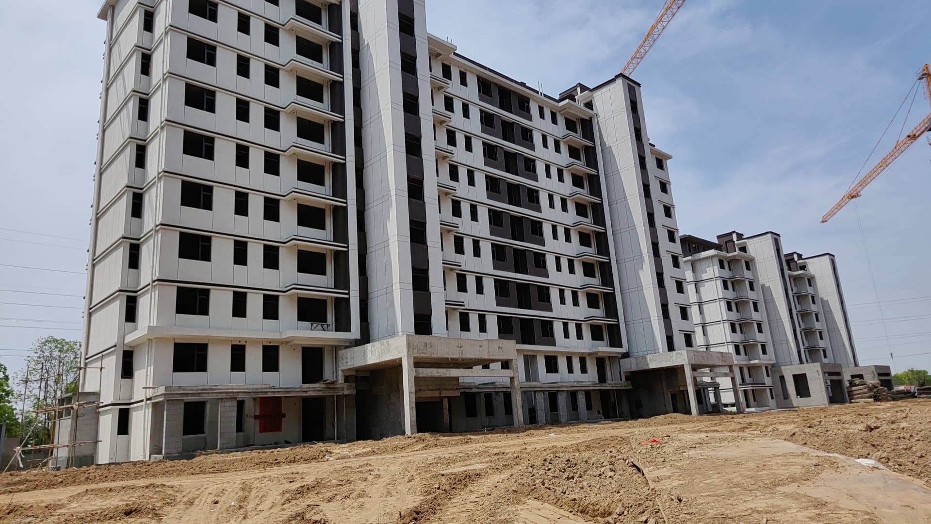 景和山水云居50#53#楼外墙真石漆工程